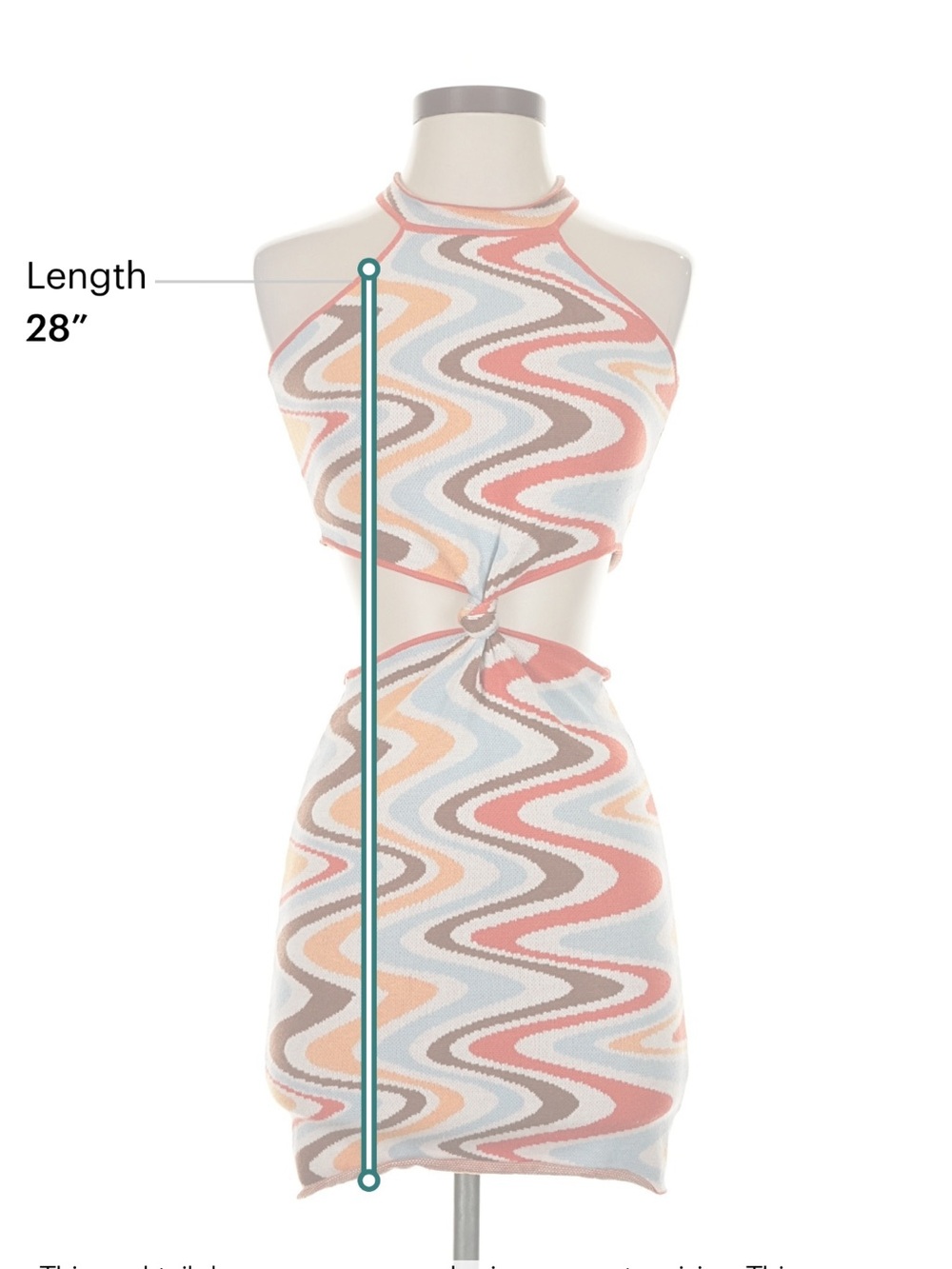 Princess Polly Savannah Knit Cut Out Mini Dress - Picture 6 of 10